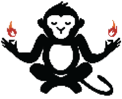 AfroAlien mark, black
